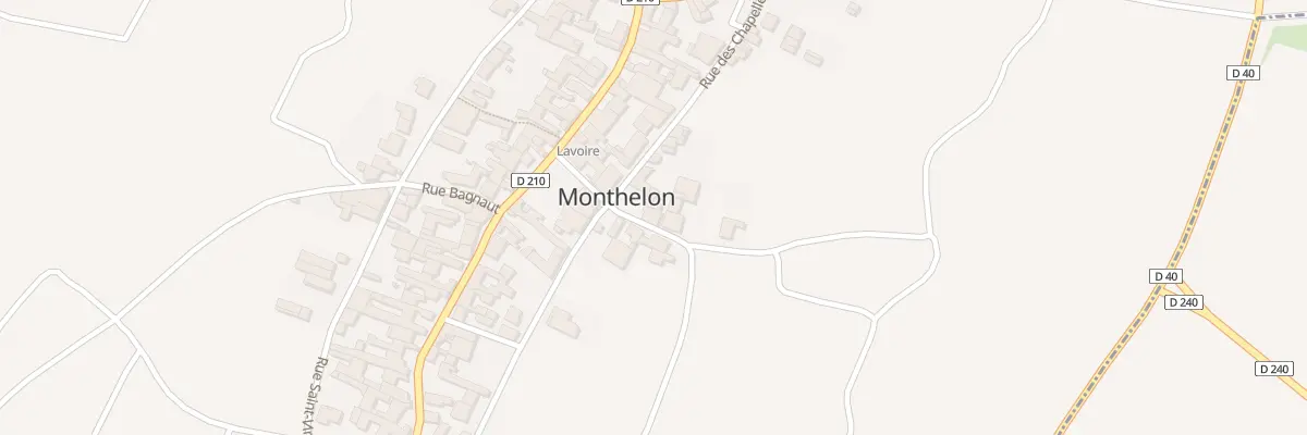 Plan du 25 Rue des Chapelles à Monthelon