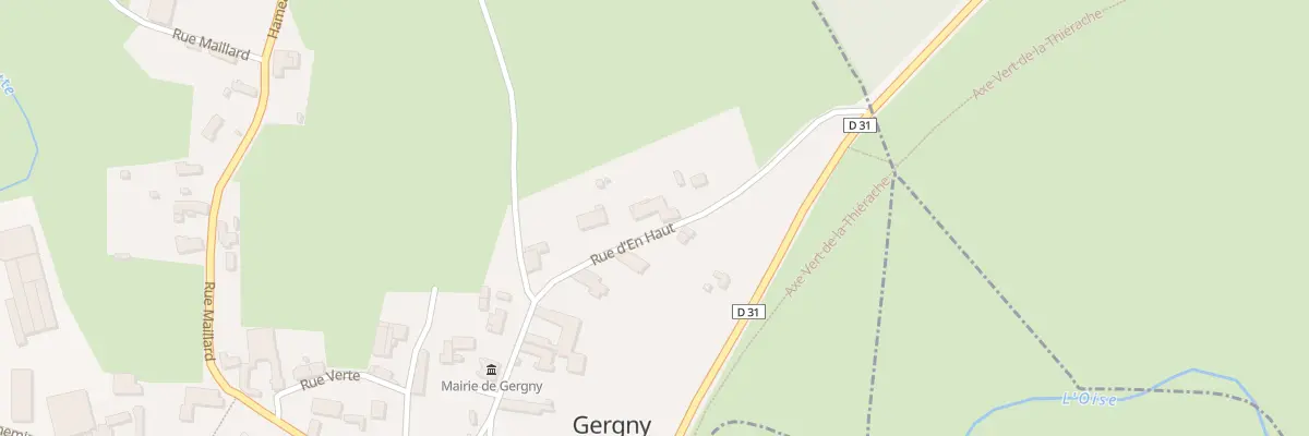 Plan du 9 Rue d’En Haut à Gergny