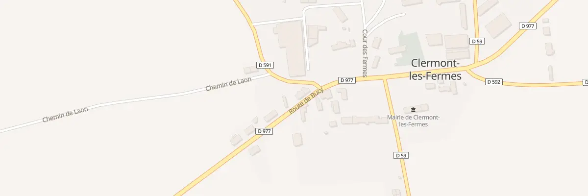 Plan du 6 Rte de Bucy à Clermont-les-Fermes