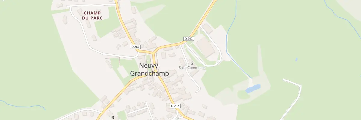 Plan du 2 Rue de Gueugnon à Neuvy-Grandchamp