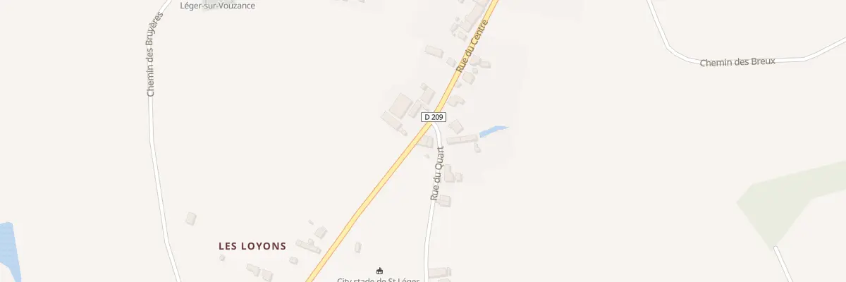 Plan du 2 Rue du Quart à Saint-Léger-sur-Vouzance