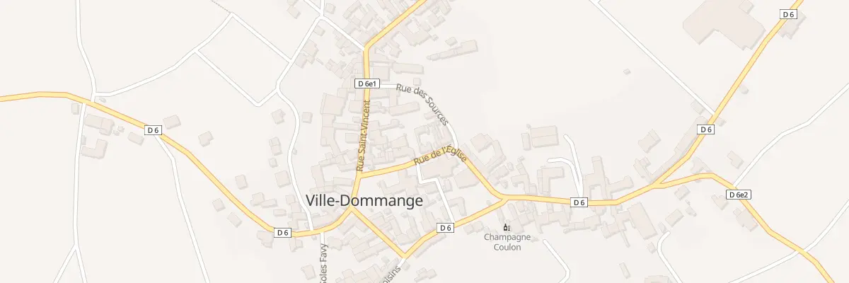 Plan du 7 Rue de l’Eglise à Ville-Dommange
