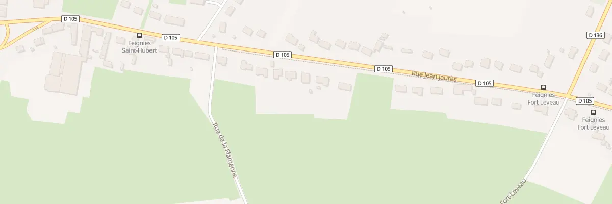 Plan du 172 Rue Jean Jaurès à Feignies