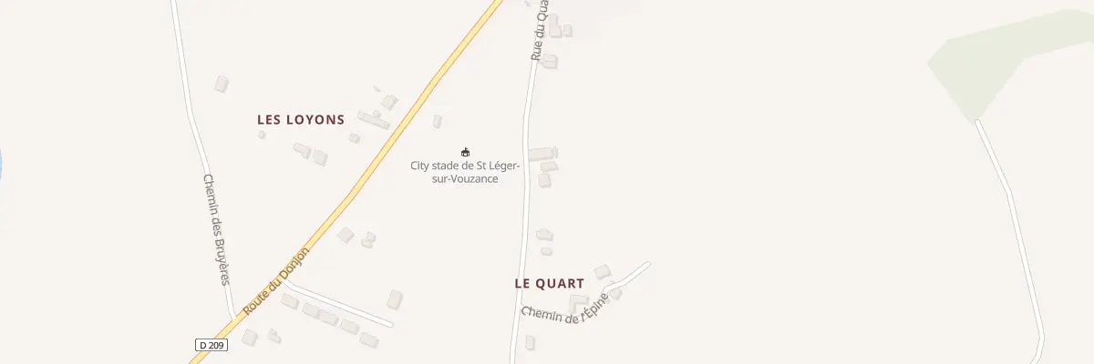 Plan du 11 Rue du Quart à Saint-Léger-sur-Vouzance