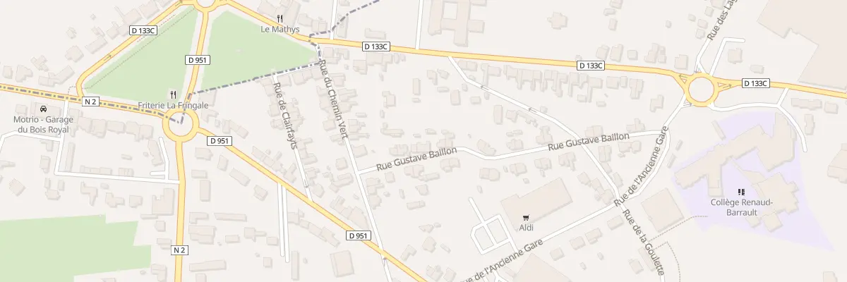 Plan du 26 Rue Gustave Baillon à Avesnelles