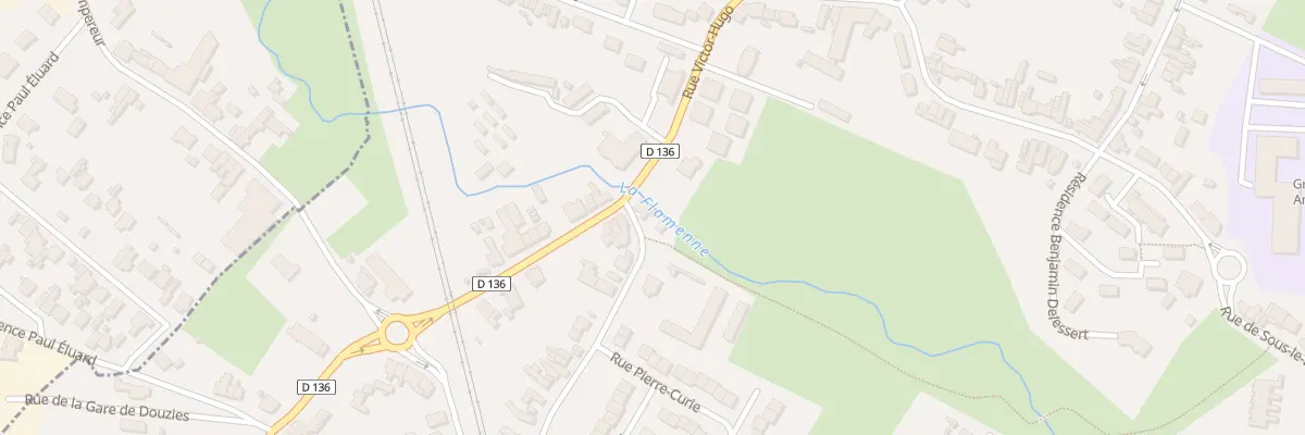 Plan du 71 Rue Victor Hugo à Maubeuge