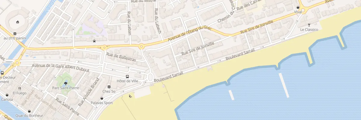 Plan du 6 Rue Taillebourg à Palavas-les-Flots