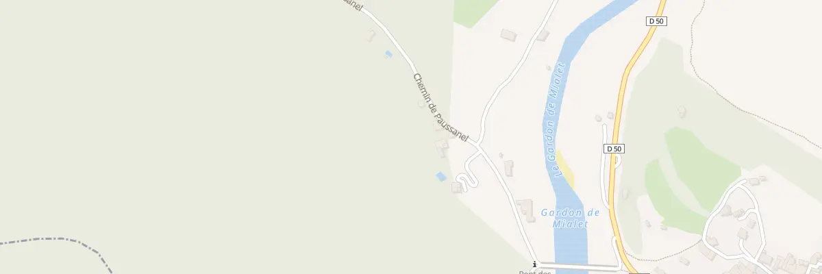 Plan du 231 Che de Paussanel à Mialet