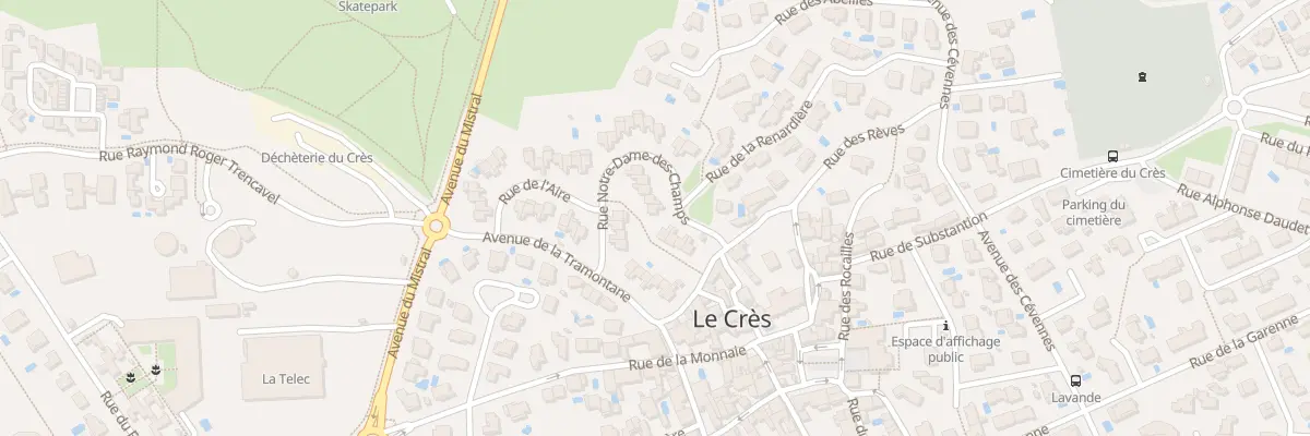 Plan du 18 Rue Notre Dame des Champs au Crès