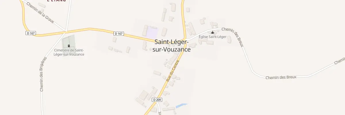 Plan du 4 Rue du Centre à Saint-Léger-sur-Vouzance