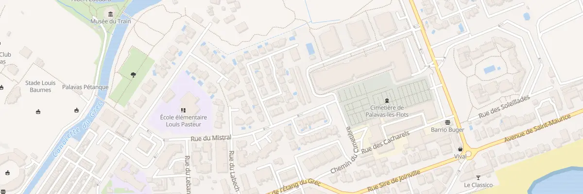 Plan du 10 Rue de la Cibade à Palavas-les-Flots