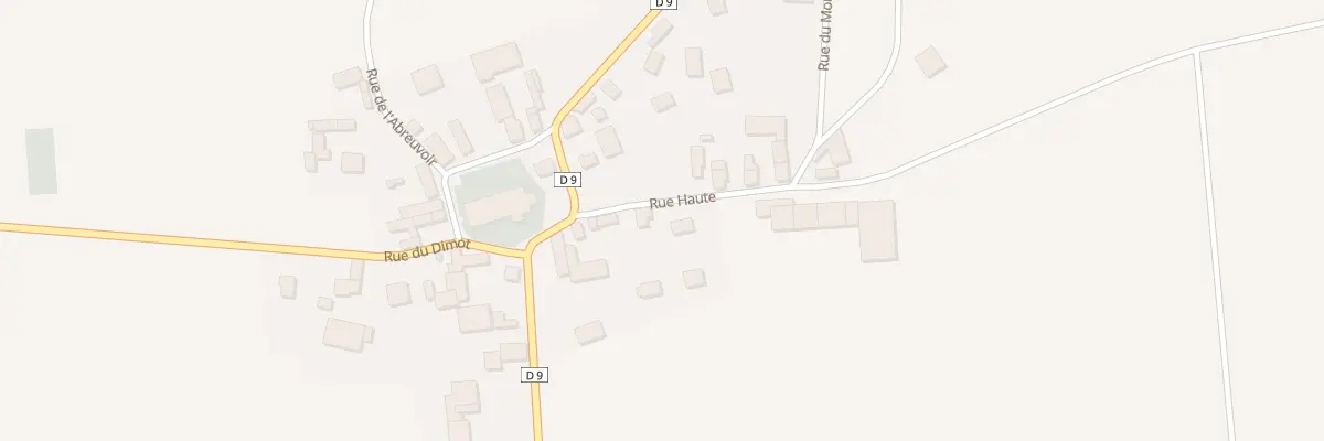 Plan du 8 Rue Haute à Corroy