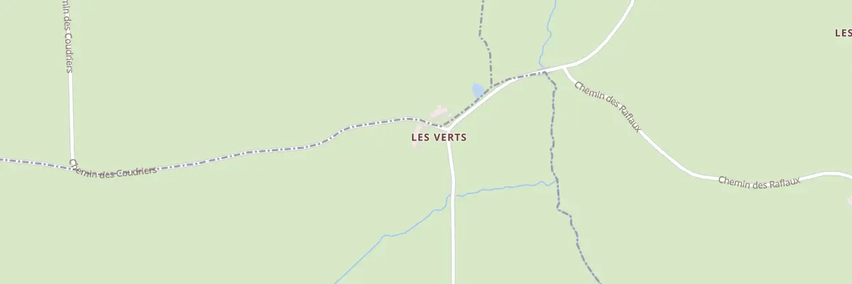 Plan du 5013 Les Verts au Bouchaud