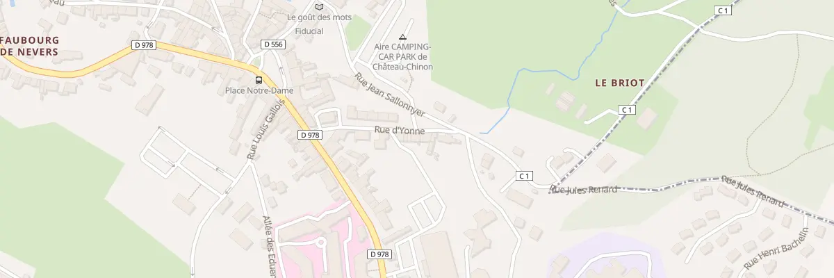 Plan du 7 Pas du Champ Charton à Château-Chinon (Ville)