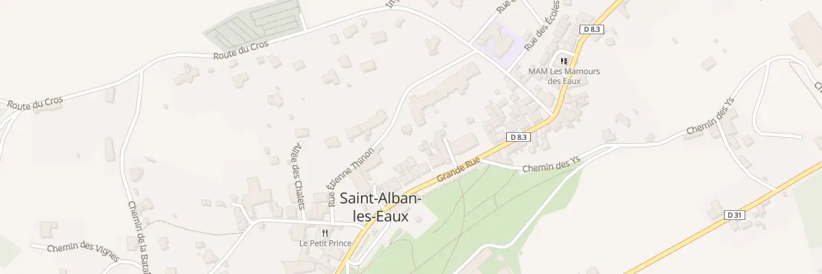 Plan du 149 Rue Etienne Thinon à Saint-Alban-les-Eaux