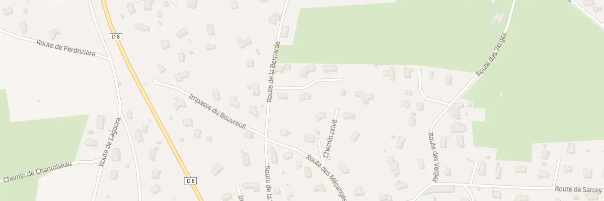 Plan du 248 Rte de la Bernarde à Saint-André-d’Apchon