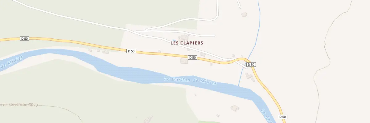 Plan du 1183 Rte de Saint Jean du Gard à Mialet