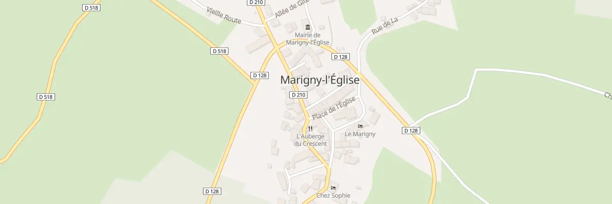 Plan du 5 Rte de Brassy le Bourg à Marigny-l’Église