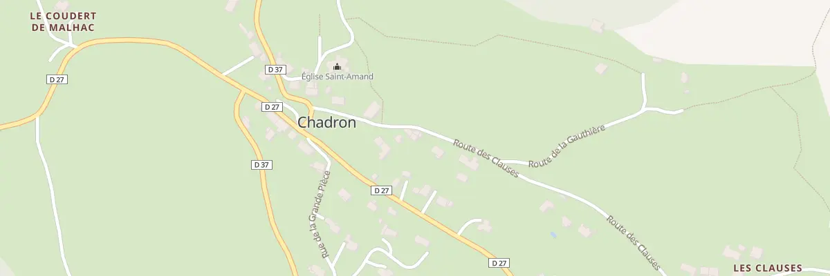 Plan du 5021 Le Bourg à Chadron