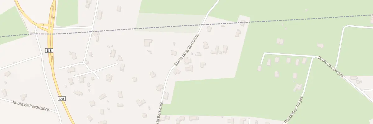 Plan du 444 Rte de la Bernarde à Saint-André-d’Apchon