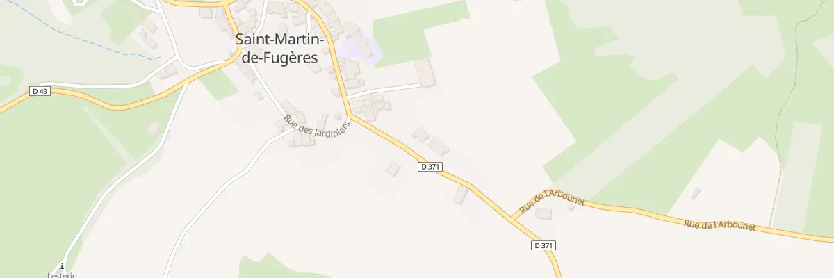 Plan du 5034 Le Bourg à Saint-Martin-de-Fugères
