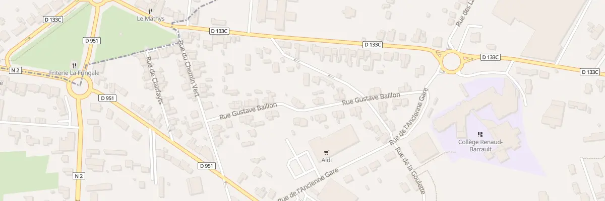 Plan du 18 Rue Gustave Baillon à Avesnelles
