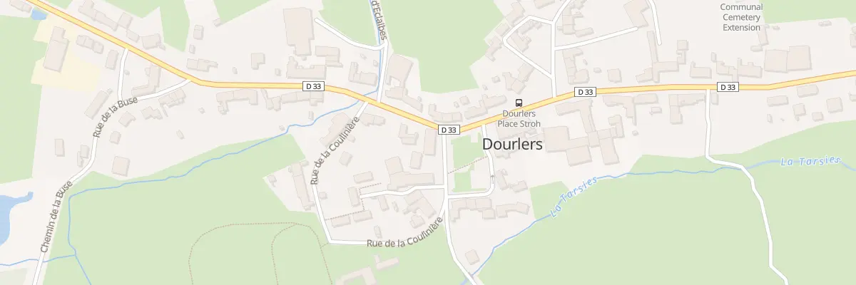 Plan du 14 Vc Place Stroh à Dourlers