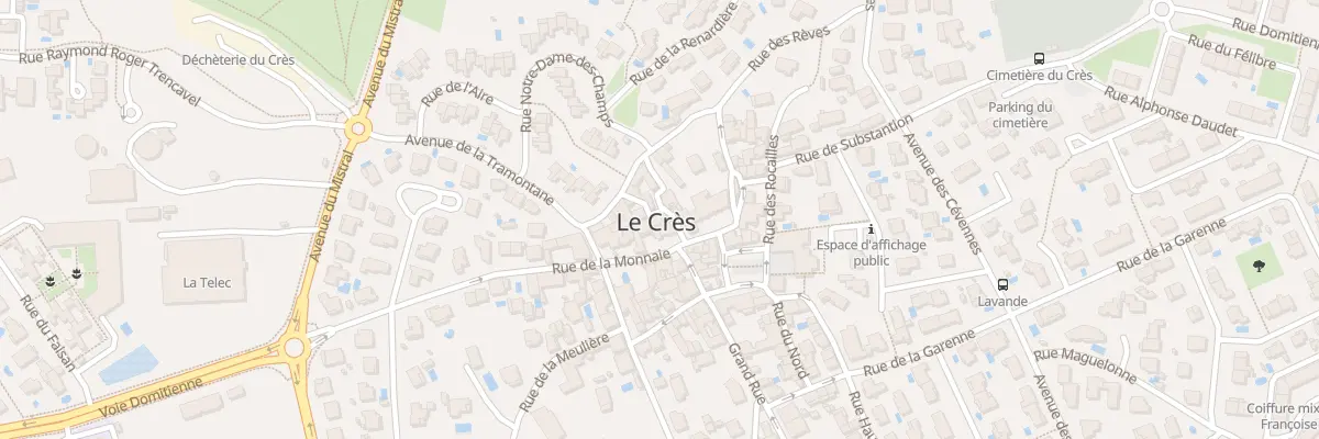 Plan du 5404 Rue des Artisans au Crès