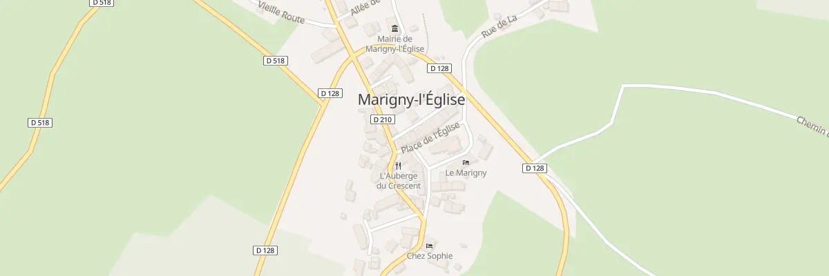 Plan du 5 Pl de l’Eglise à Marigny-l’Église