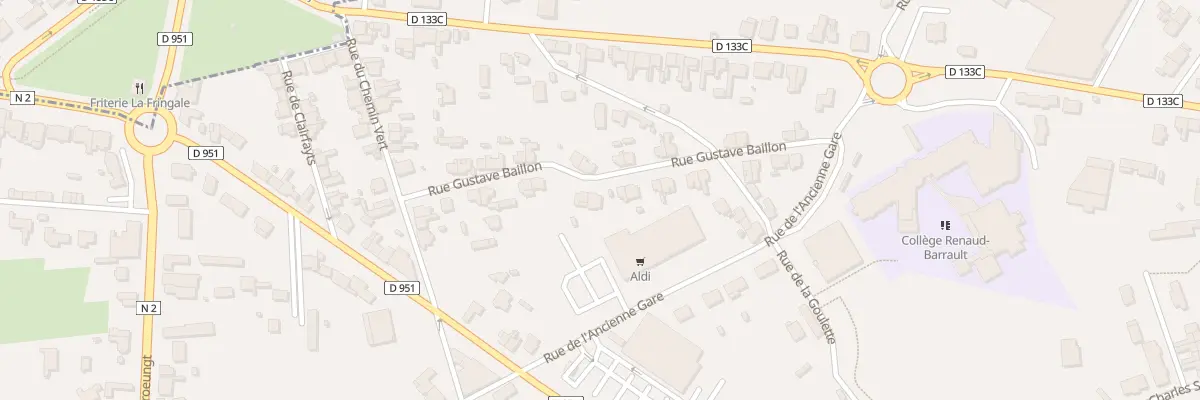 Plan du 21 Rue Gustave Baillon à Avesnelles