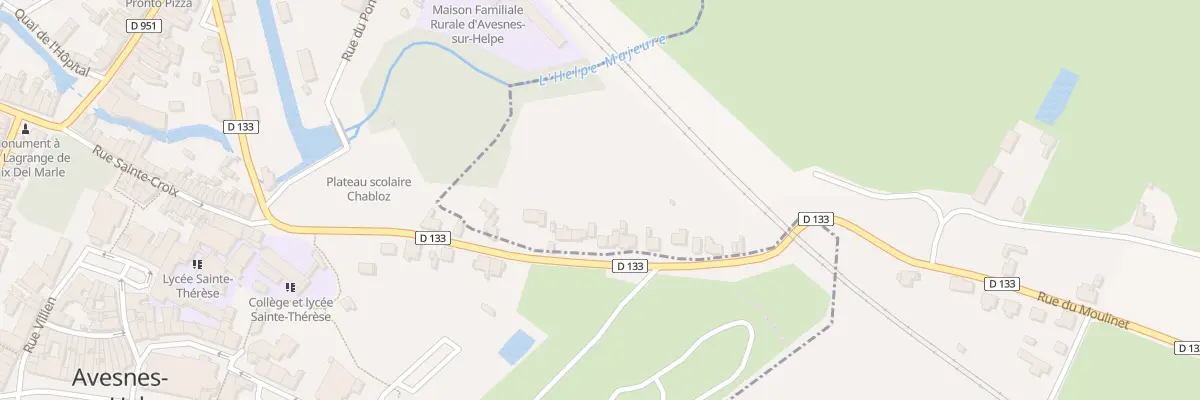 Plan du 46 Rue Jean Paul Chabloz à Avesnelles