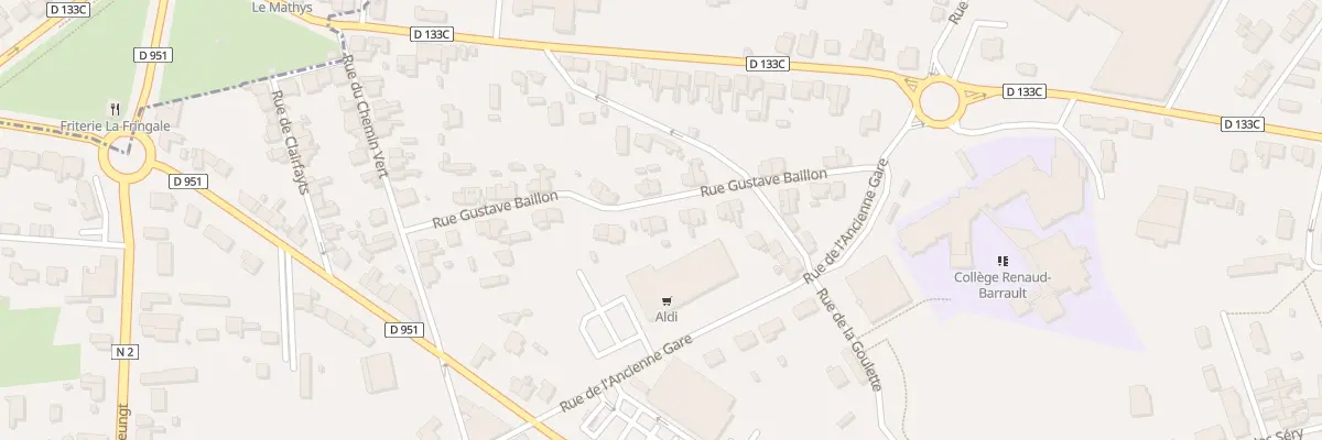Plan du 17 Rue Gustave Baillon à Avesnelles