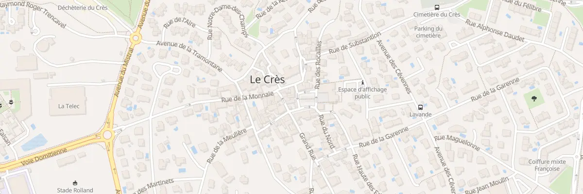 Plan du 1B Rue de l’Eglise au Crès