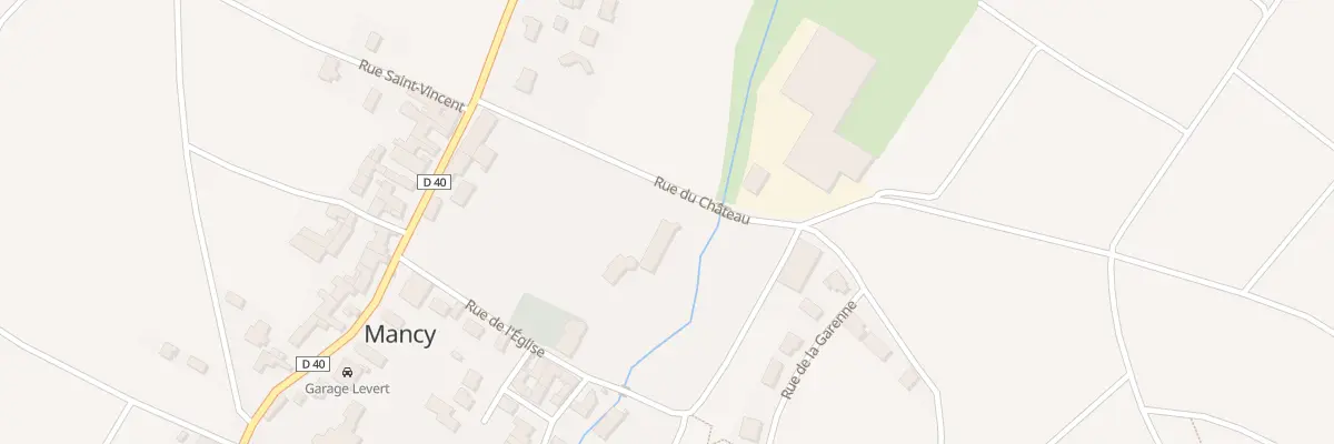 Plan du 3 Rue du Château à Mancy