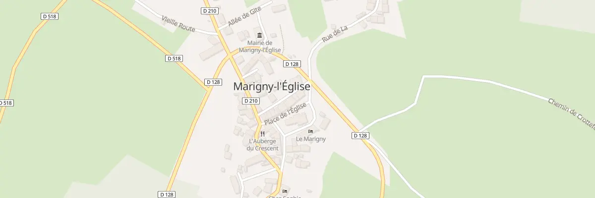 Plan du 15 Pl de l’Eglise à Marigny-l’Église