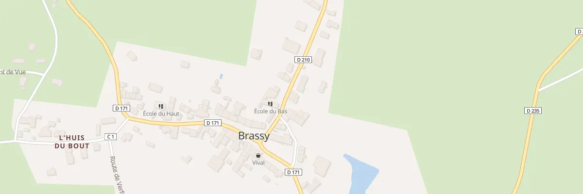 Plan du 12 Rue des Écoliers à Brassy