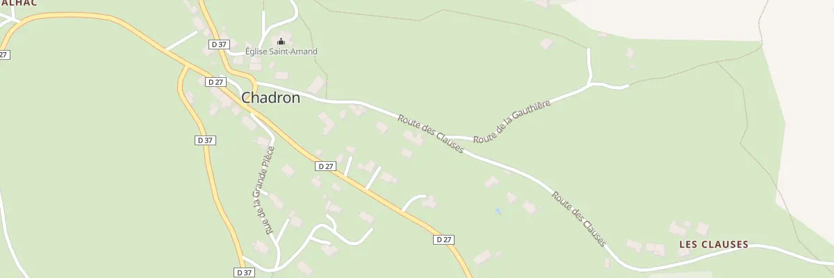 Plan du 5036 Le Bourg à Chadron