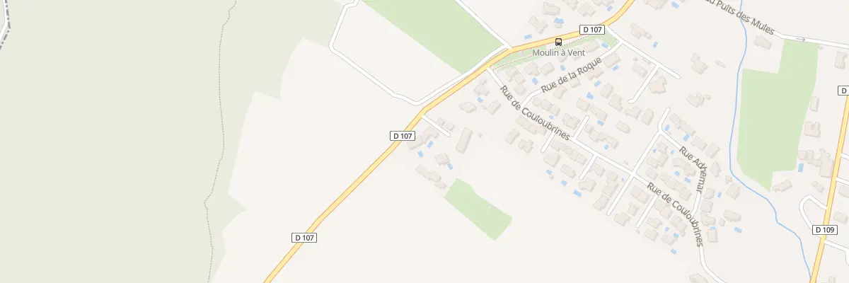 Plan du 33 Rte du Moulin a Vent à Vacquières