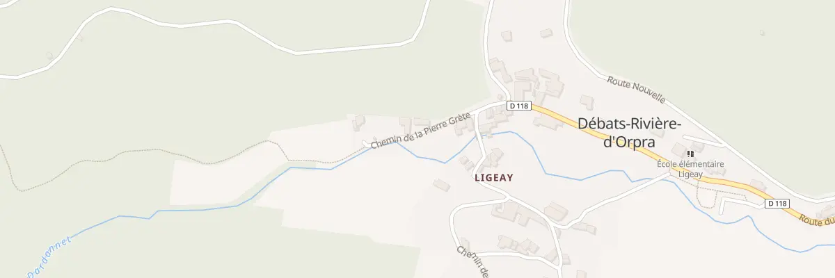 Plan du 789 Che de la Pierre Grète à Solore-en-Forez