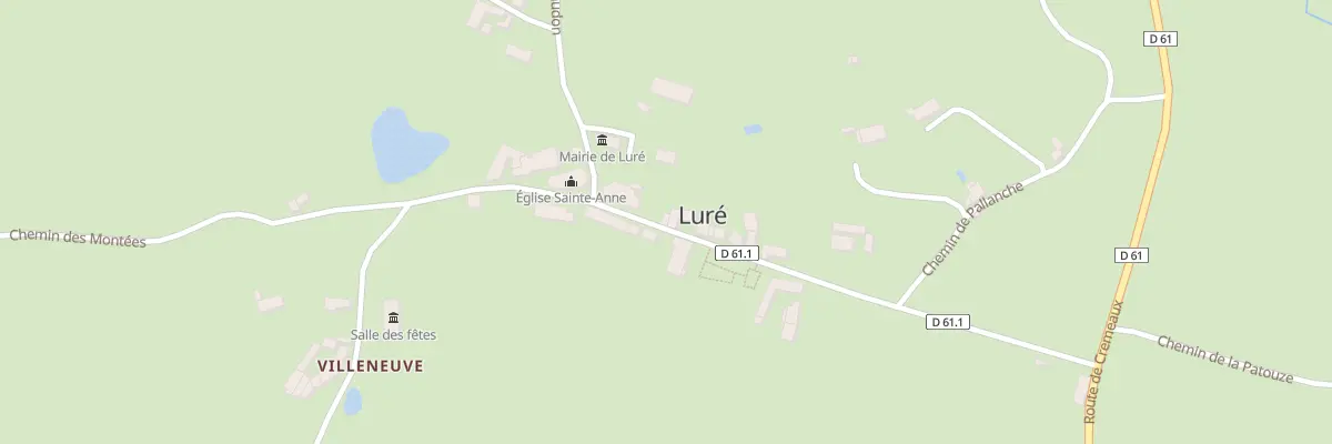 Plan du 5106 Le Bourg à Luré