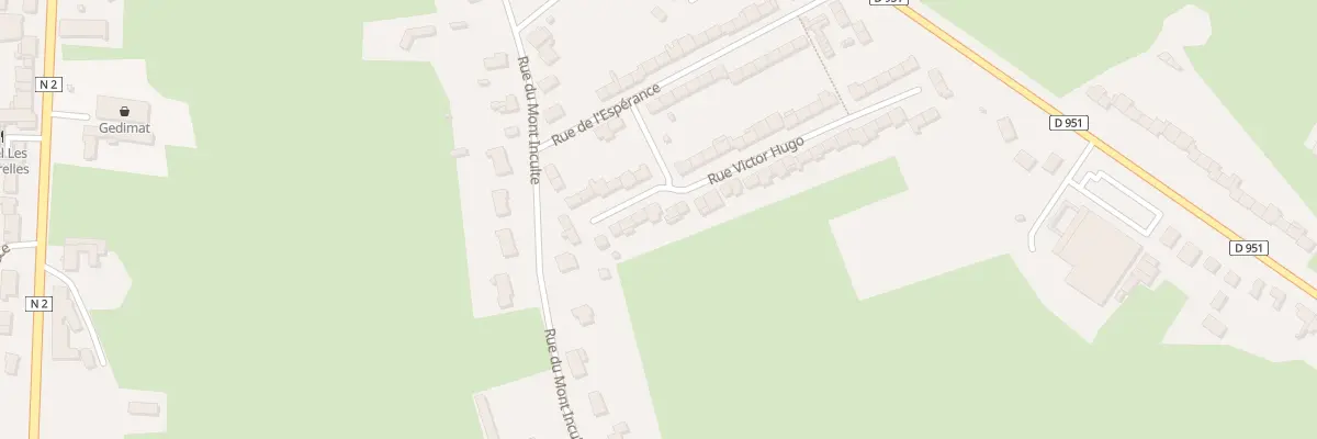 Plan du 43 Rue Victor Hugo à Avesnelles