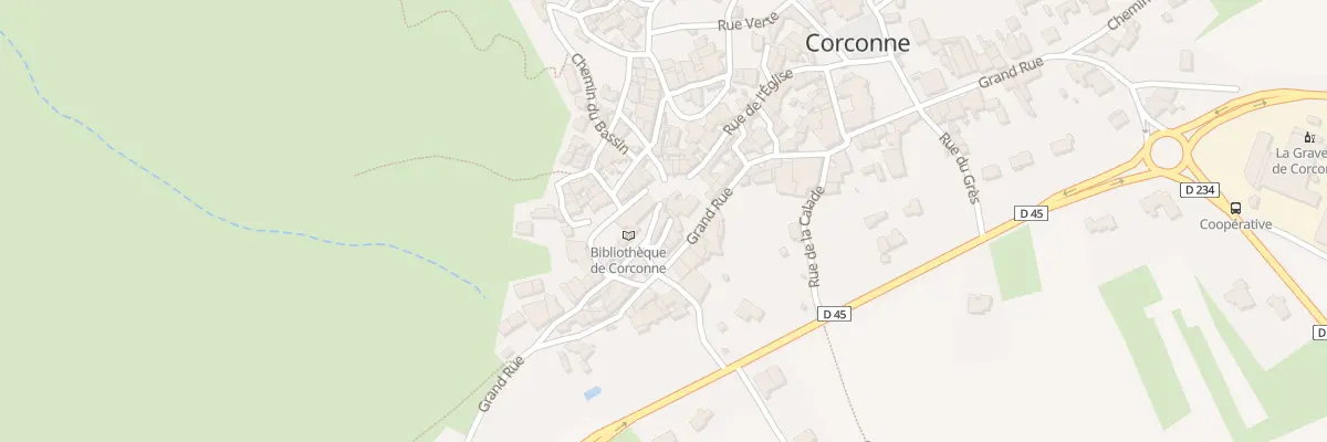 Plan du 5240 Rue de la Rampe à Corconne