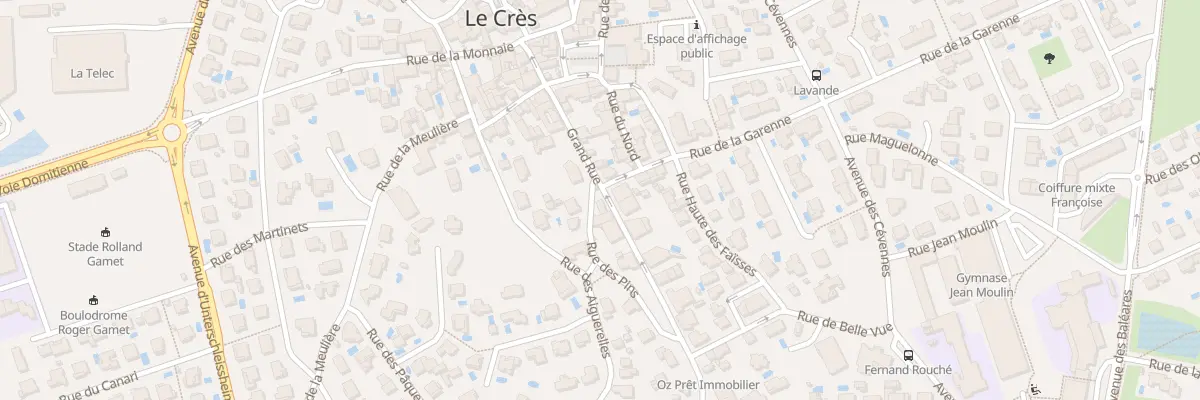 Plan du 14 Grand Rue au Crès