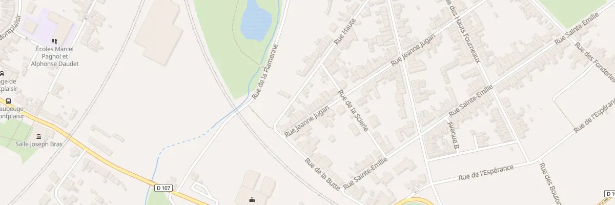 Plan du 60 Rue Jeanne Jugan à Maubeuge