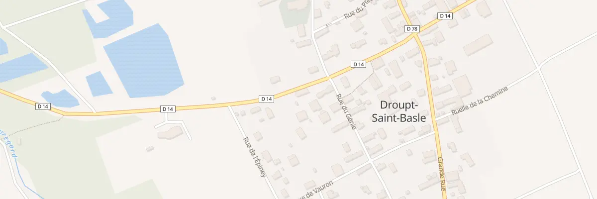 Plan du 1 Rue de Vallant à Droupt-Saint-Basle