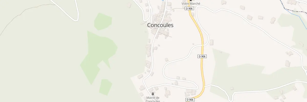 Plan du 5005 Le Village à Concoules