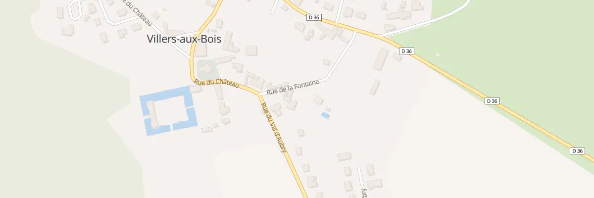 Plan du 4 Rue de la Fontaine à Villers-aux-Bois