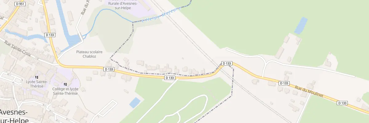 Plan du 38 Rue Jean Paul Chabloz à Avesnelles