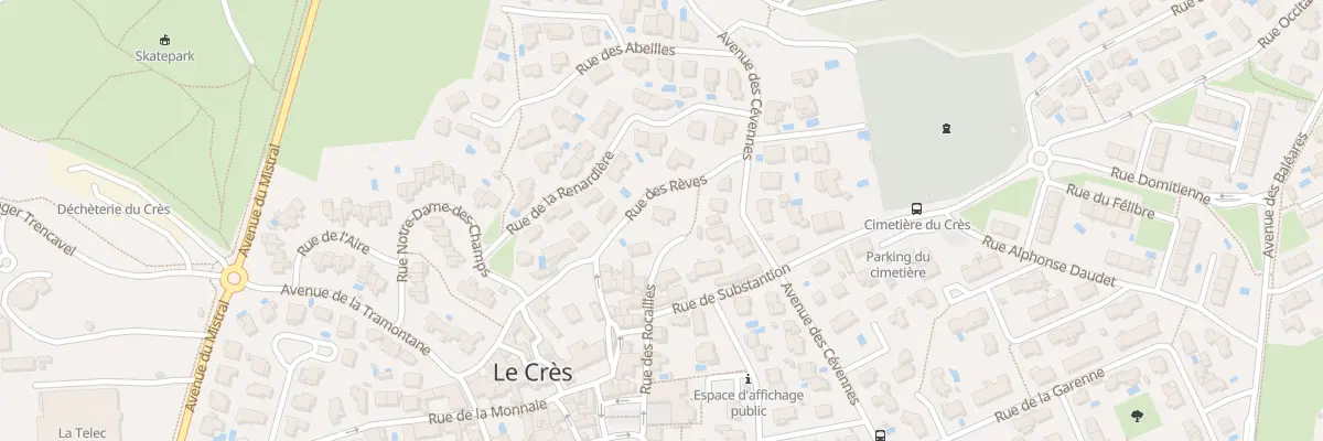 Plan du 4 Rue des Reves au Crès
