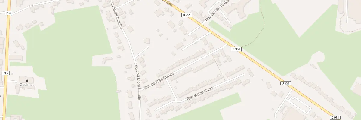 Plan du 16 Rue de l’Espérance à Avesnelles